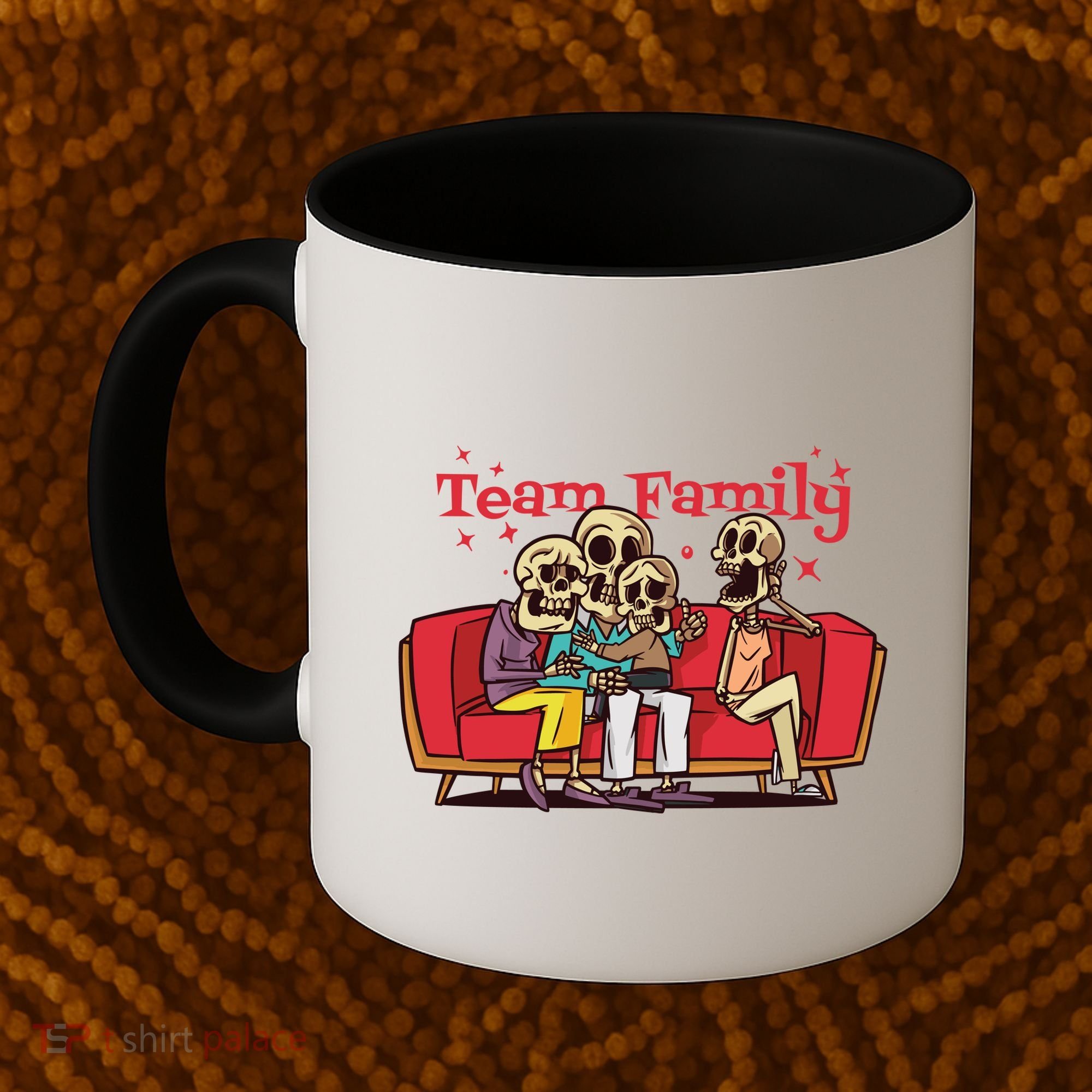 Team Family Skeleton Coffee Mug
