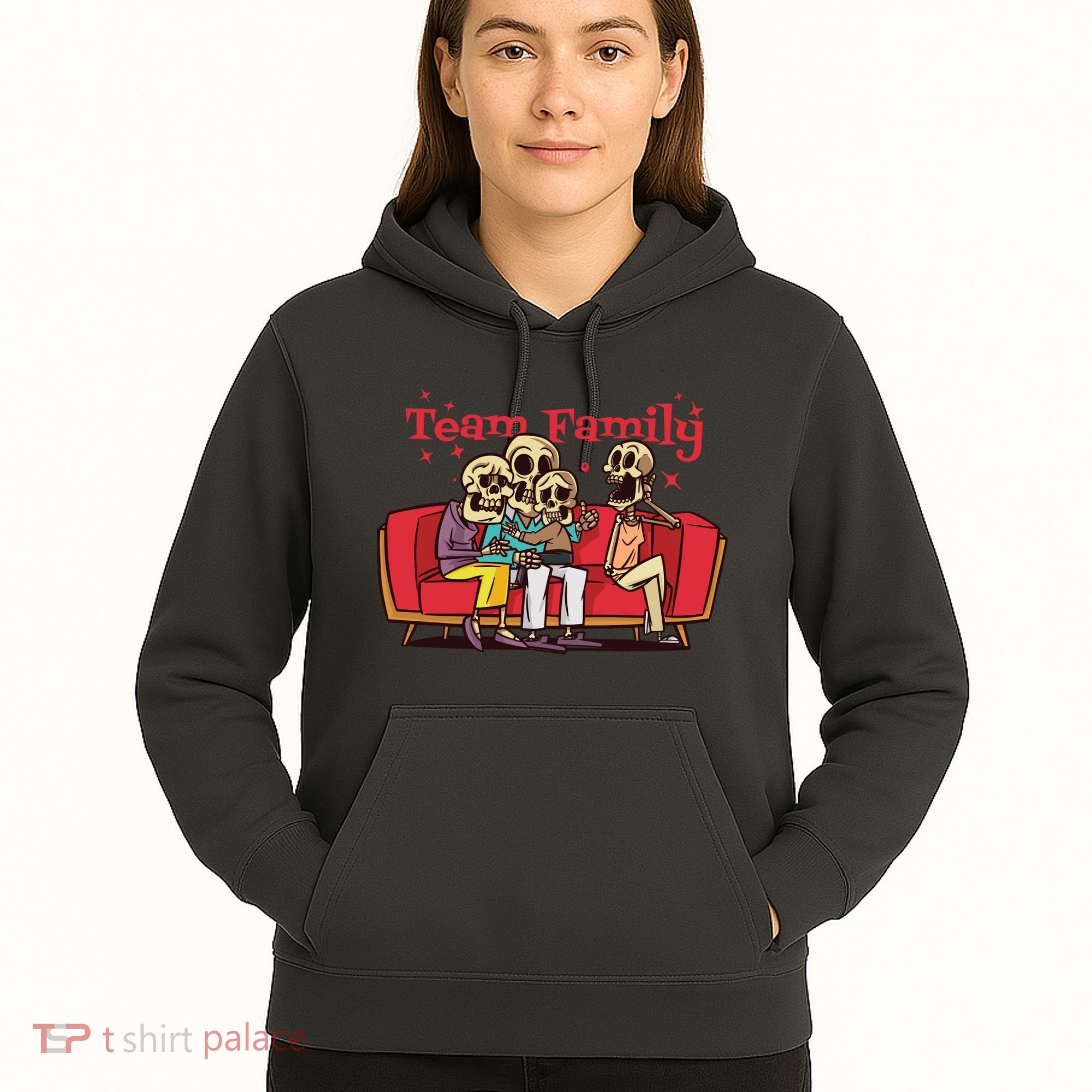 Team Family Skeleton Hoodie