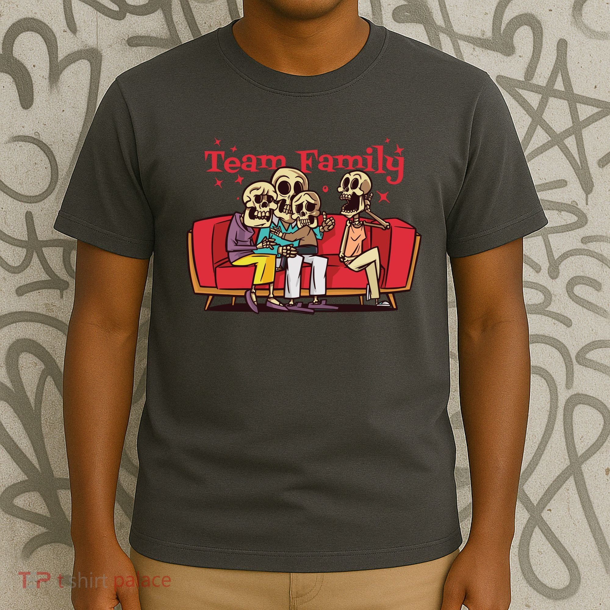Team Family Skeleton T-Shirt