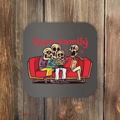 Team Family Skeleton Coaster