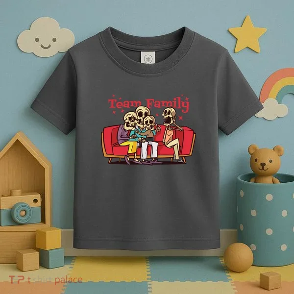Team Family Skeleton Toddler T-Shirt