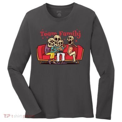 Team Family Skeleton Women's Long Sleeve Shirt