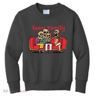 Team Family Skeleton Kids Sweatshirt