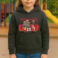 Team Family Skeleton Kids Hoodie thumb 3
