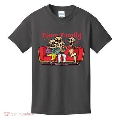 Team Family Skeleton Kids T-Shirt