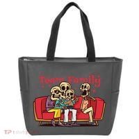 Team Family Skeleton Tote Bag thumb 0