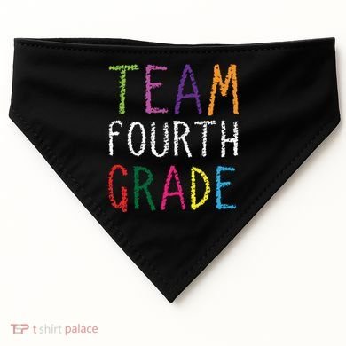 Team Fourth Grade USA-Made Doggie Bandana