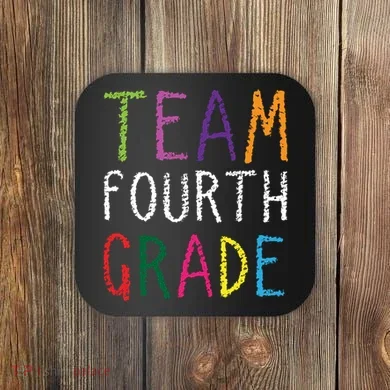 Team Fourth Grade Coaster