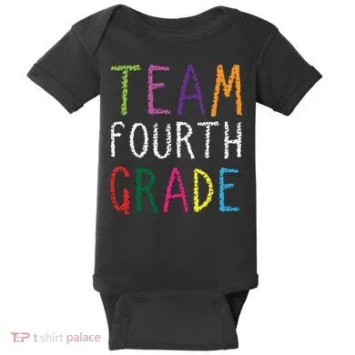 Team Fourth Grade Baby Bodysuit