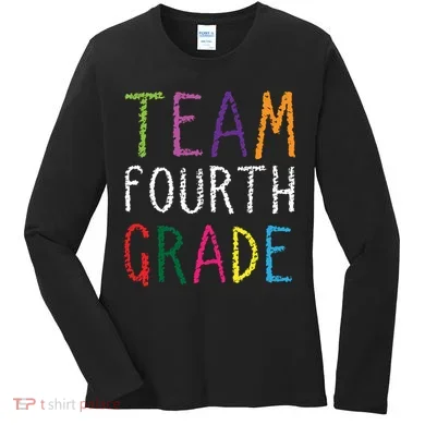 Team Fourth Grade Women's Long Sleeve Shirt