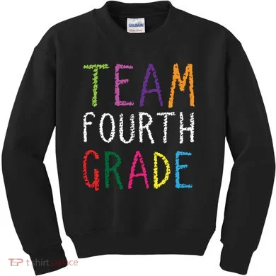 Team Fourth Grade Kids Sweatshirt