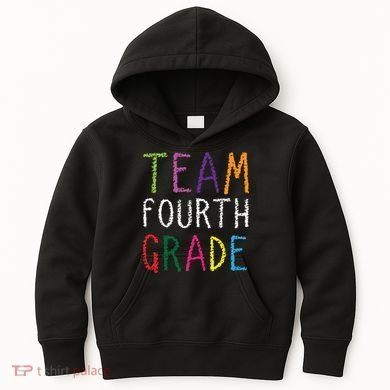 Team Fourth Grade Kids Hoodie