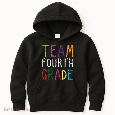 Team Fourth Grade Kids Hoodie