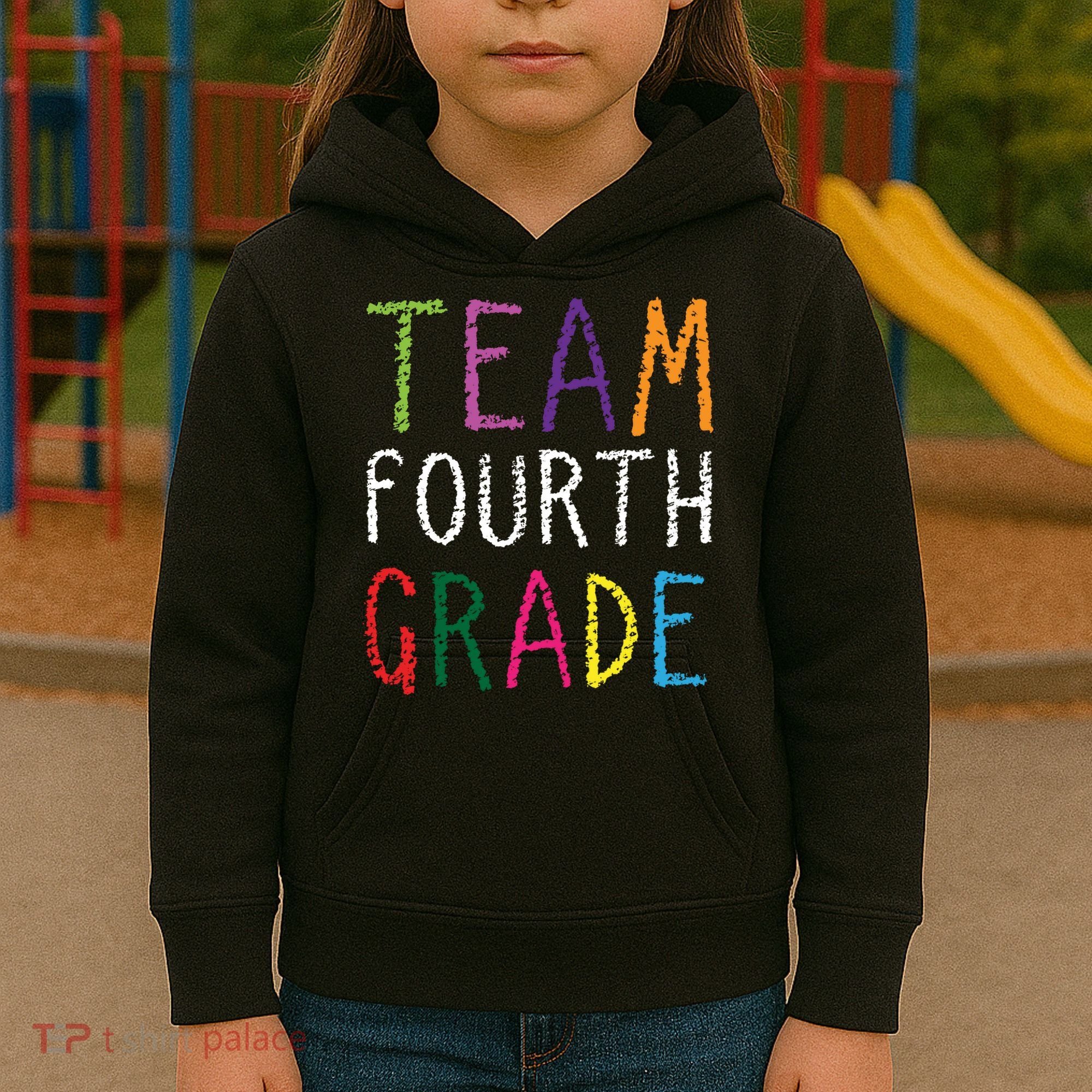 Team Fourth Grade Kids Hoodie