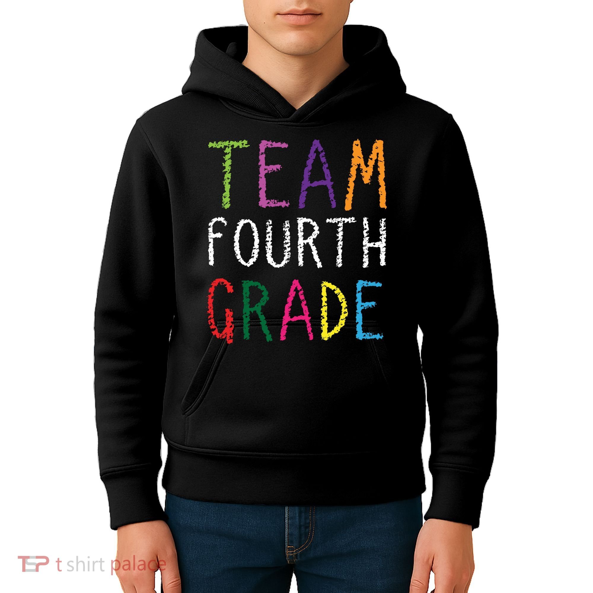 Team Fourth Grade Kids Hoodie