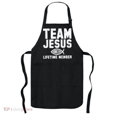 Team Jesus Lifetime Member John 3:16 Apron