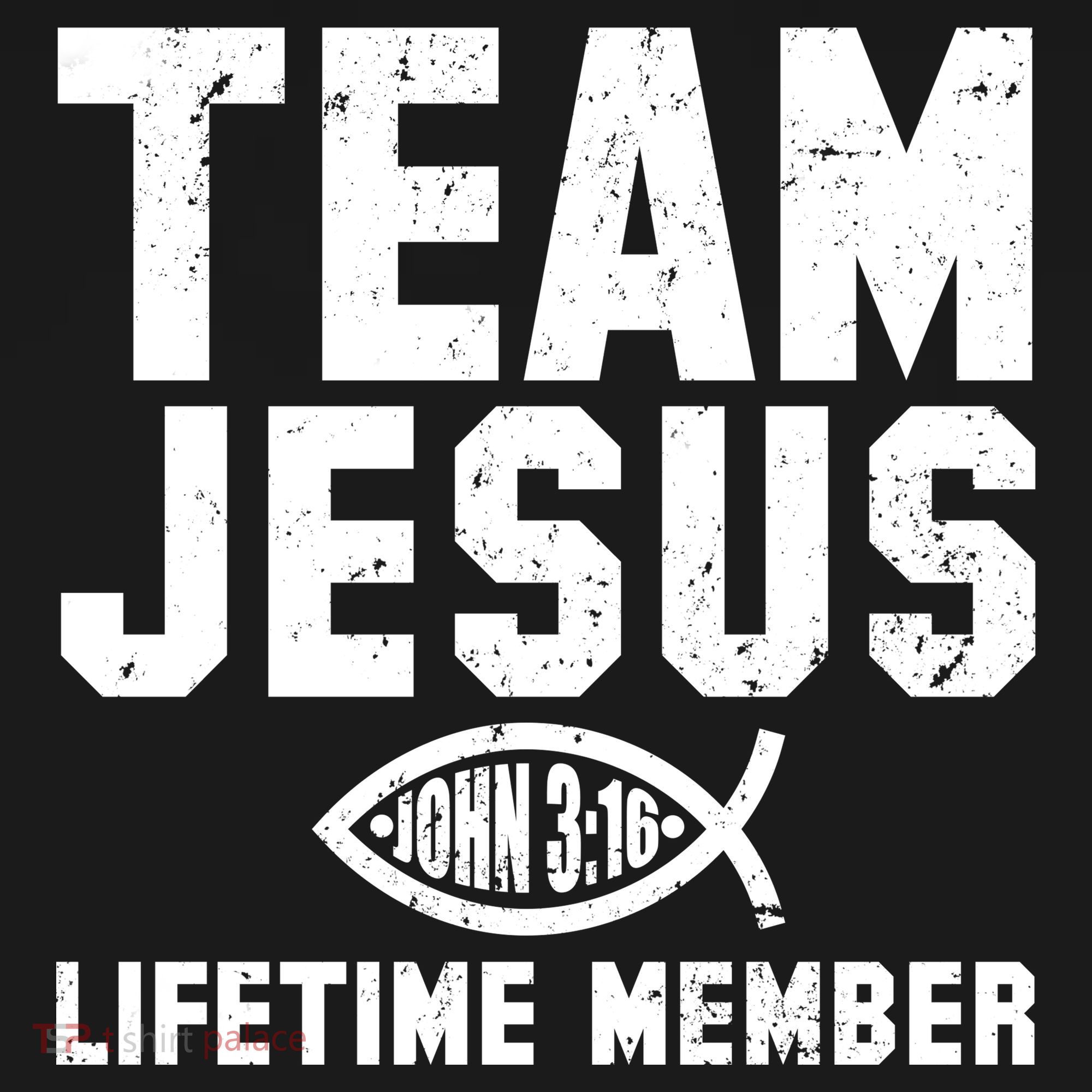 Team Jesus Lifetime Member John 3:16 Apron