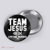 Team Jesus Lifetime Member John 3:16 Button thumb 0