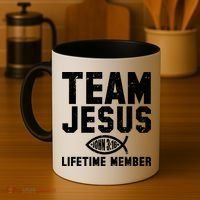 Team Jesus Lifetime Member John 3:16 Coffee Mug thumb 4