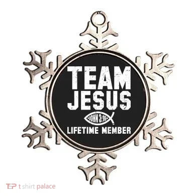 Team Jesus Lifetime Member John 3:16 Ornament