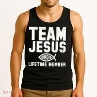 Team Jesus Lifetime Member John 3:16 Tank Top thumb 3