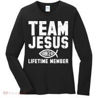 Team Jesus Lifetime Member John 3:16 Women's Long Sleeve Shirt thumb 0