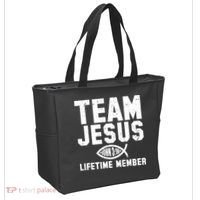 Team Jesus Lifetime Member John 3:16 Tote Bag thumb 2