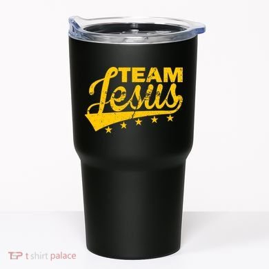 Team Jesus Vintage Christian Tumbler