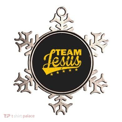 Team Jesus Vintage Christian Ornament