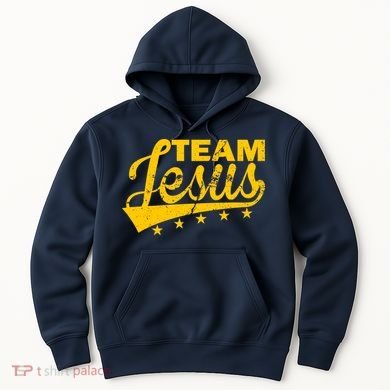 Team Jesus Vintage Christian Hoodie