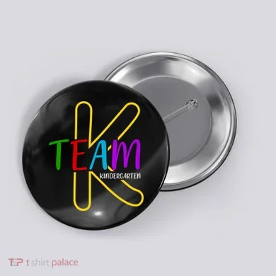 Team K Kindergarten Button