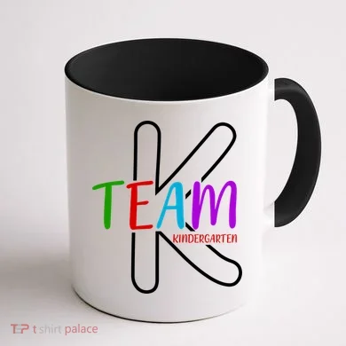 Team K Kindergarten Coffee Mug back