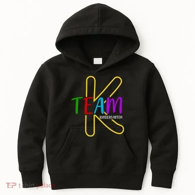 Team K Kindergarten Kids Hoodie