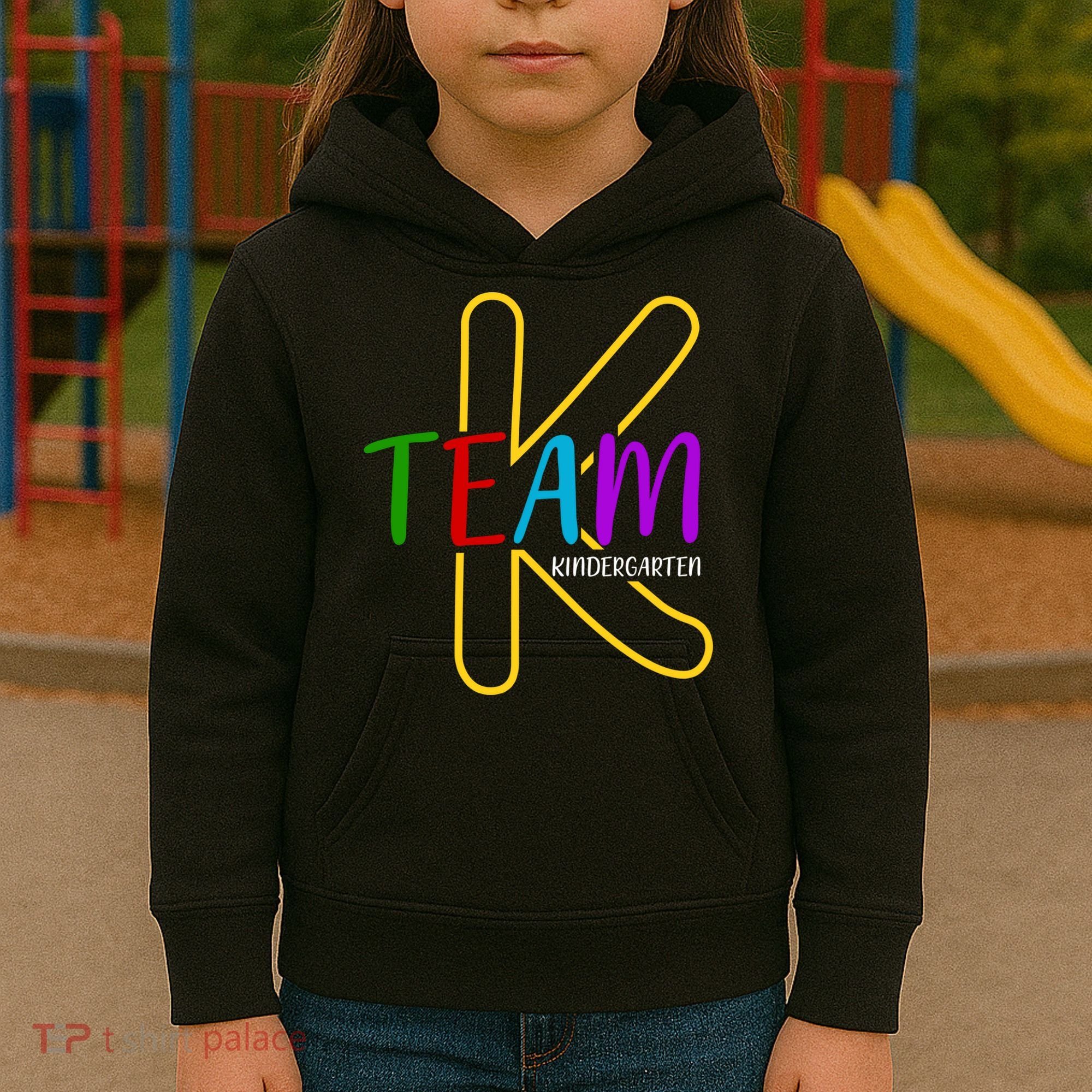 Team K Kindergarten Kids Hoodie