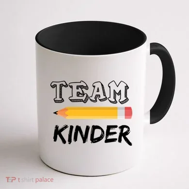 Team Kinder Kindergarten Coffee Mug back