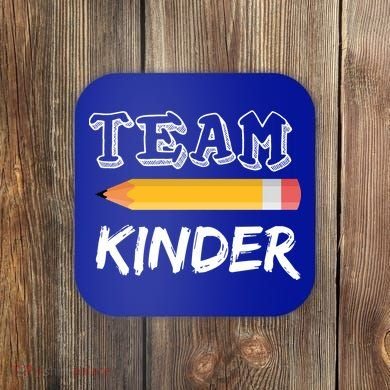 Team Kinder Kindergarten Coaster