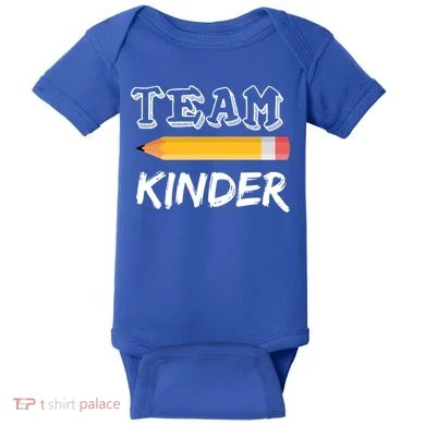 Team Kinder Kindergarten Baby Bodysuit