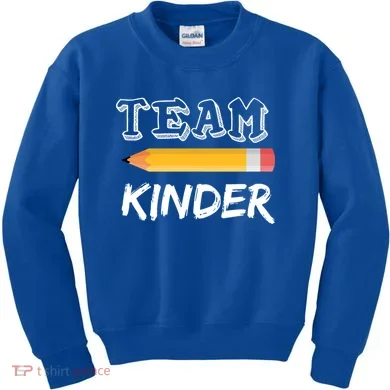 Team Kinder Kindergarten Kids Sweatshirt