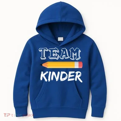 Team Kinder Kindergarten Kids Hoodie
