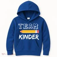 Team Kinder Kindergarten Kids Hoodie thumb 0