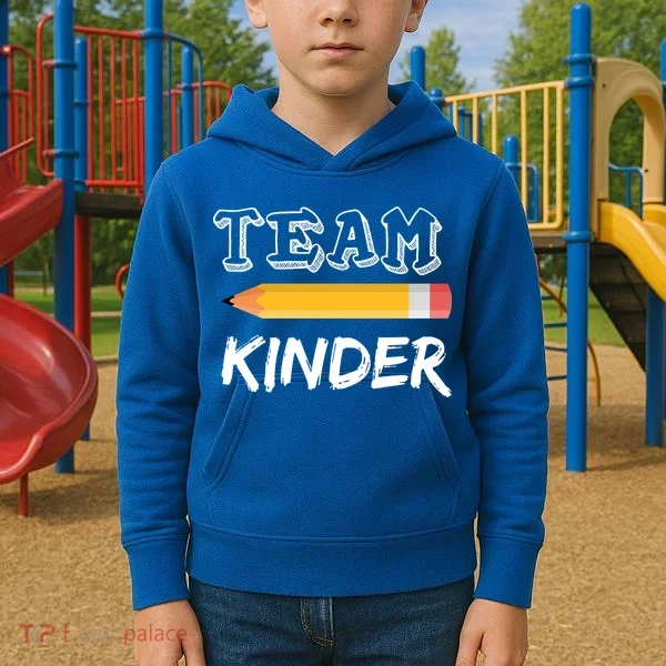 Team Kinder Kindergarten Kids Hoodie