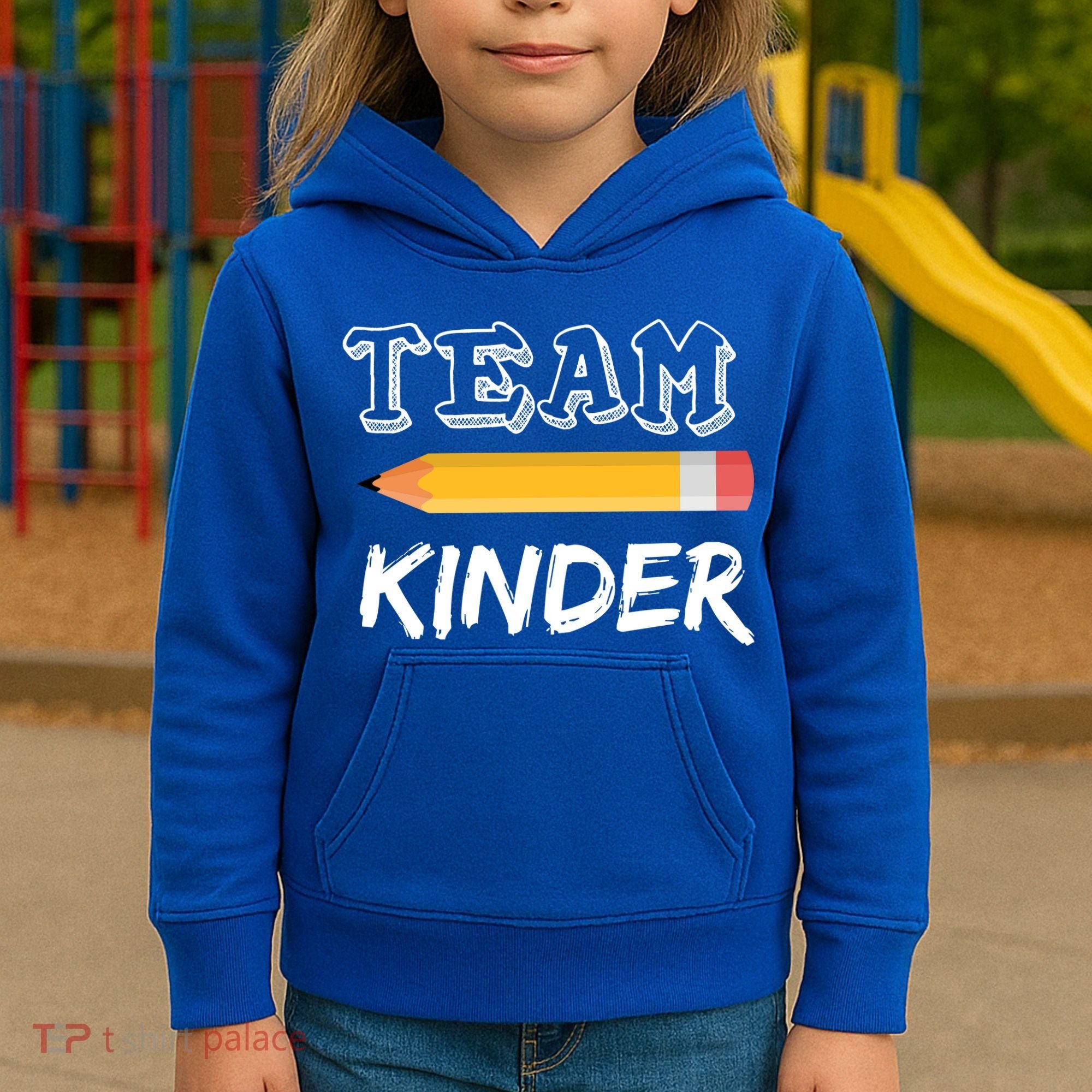 Team Kinder Kindergarten Kids Hoodie