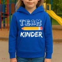 Team Kinder Kindergarten Kids Hoodie thumb 3