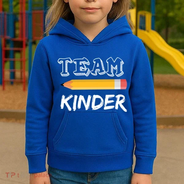 Team Kinder Kindergarten Kids Hoodie
