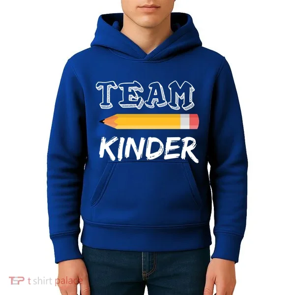 Team Kinder Kindergarten Kids Hoodie