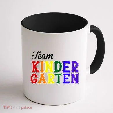 Team Kindergarten Coffee Mug back
