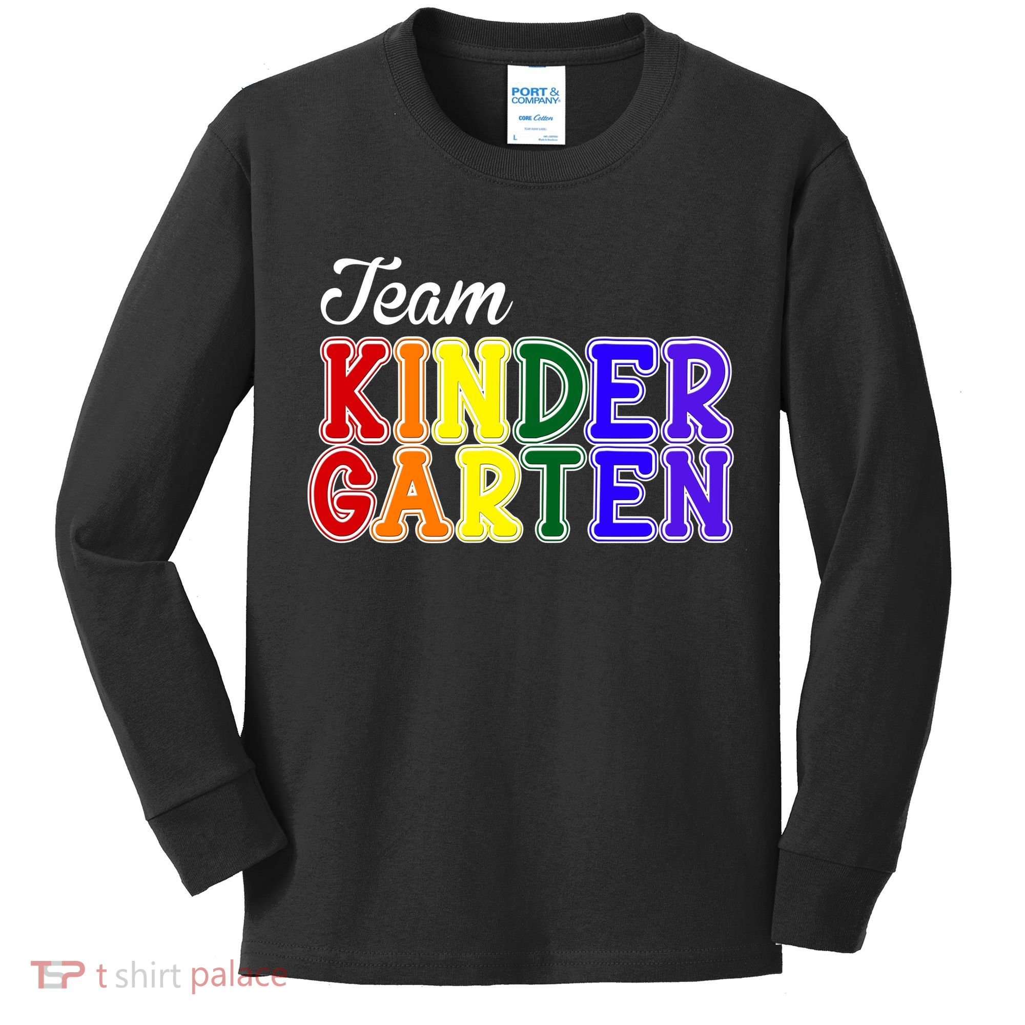 Team Kindergarten Kids Long Sleeve Shirt