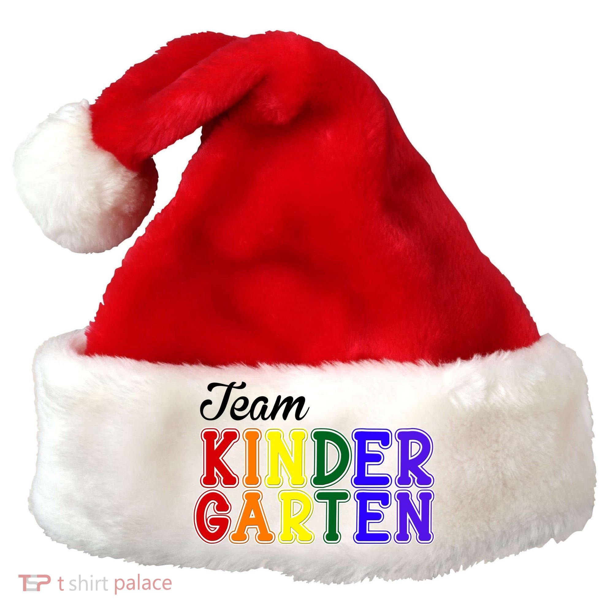 Team Kindergarten Santa Hat