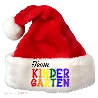 Team Kindergarten Santa Hat