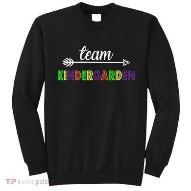 Team Kindergarten Arrow Colorful Logo Sweatshirt